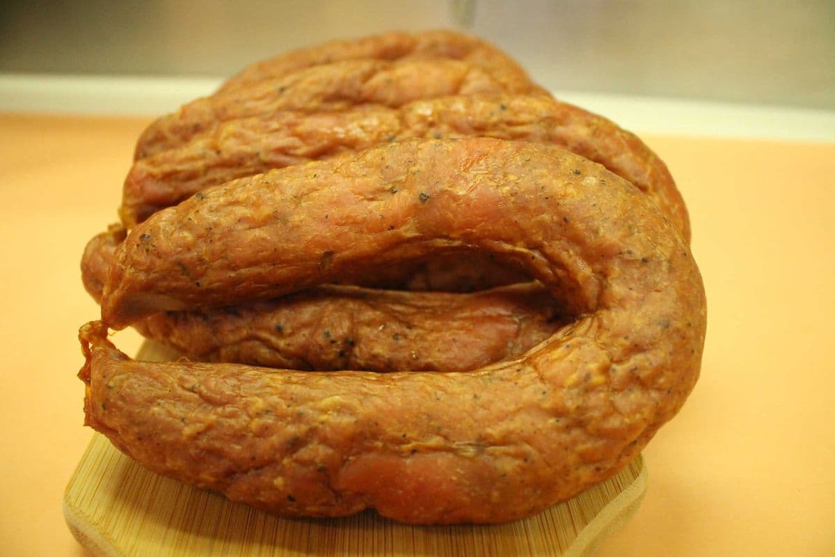 Coarse Garlic Sausage Ring (1 Ring)