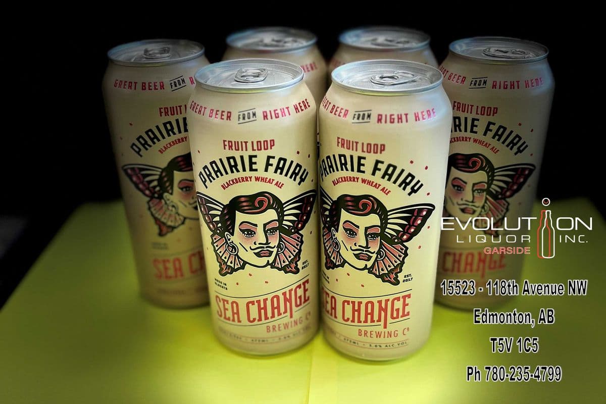 Sea Change Prairie Fairy Blackberry Wheat Ale C473-06 (6 x 473ml Can)