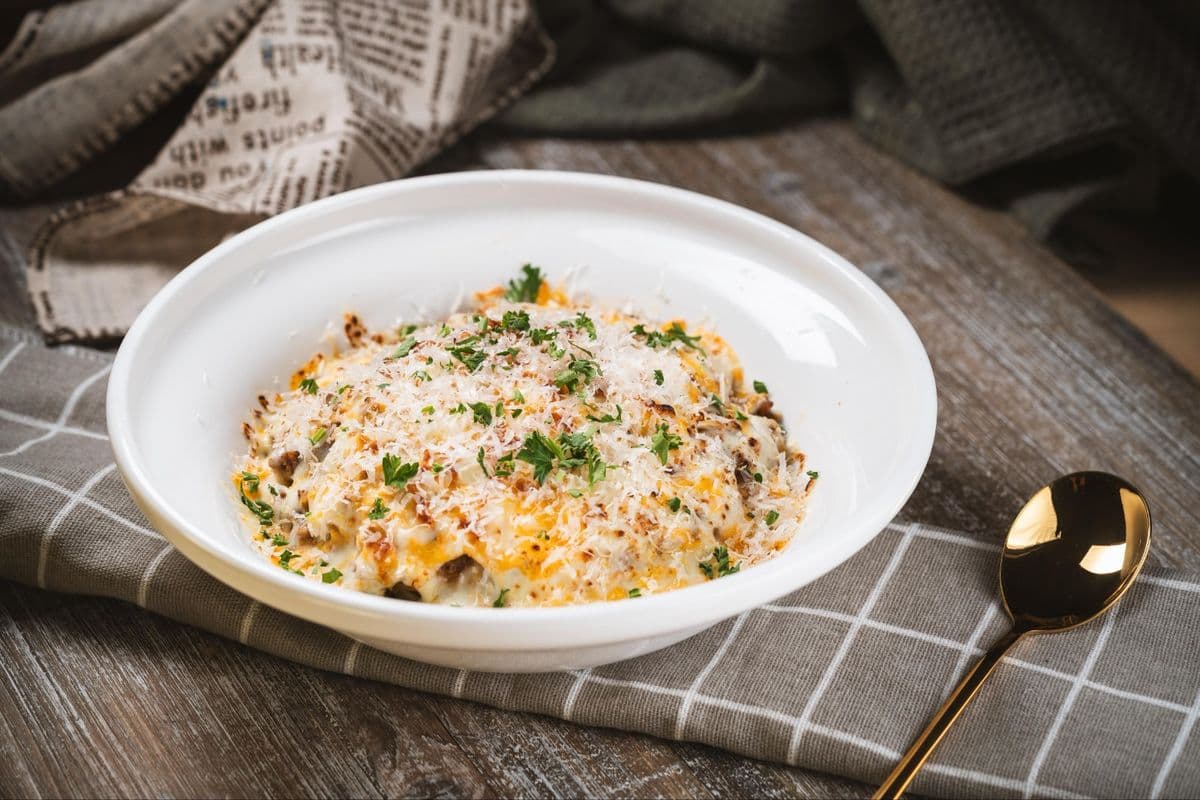 Baked Bolognese Linguine