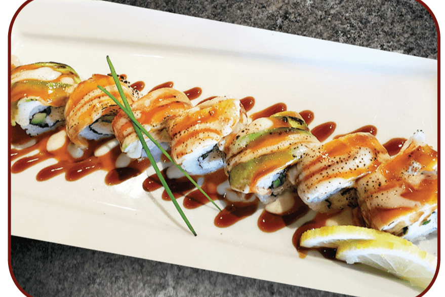 Aburi Rainbow Roll
