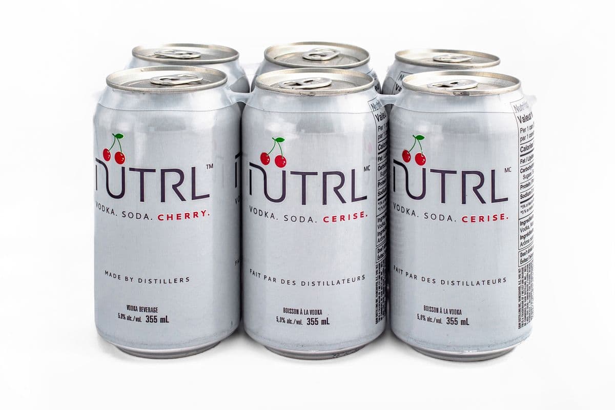 Nutrl Vodka Soda Cherry (6 Cans) (6 x 355ML Cans)