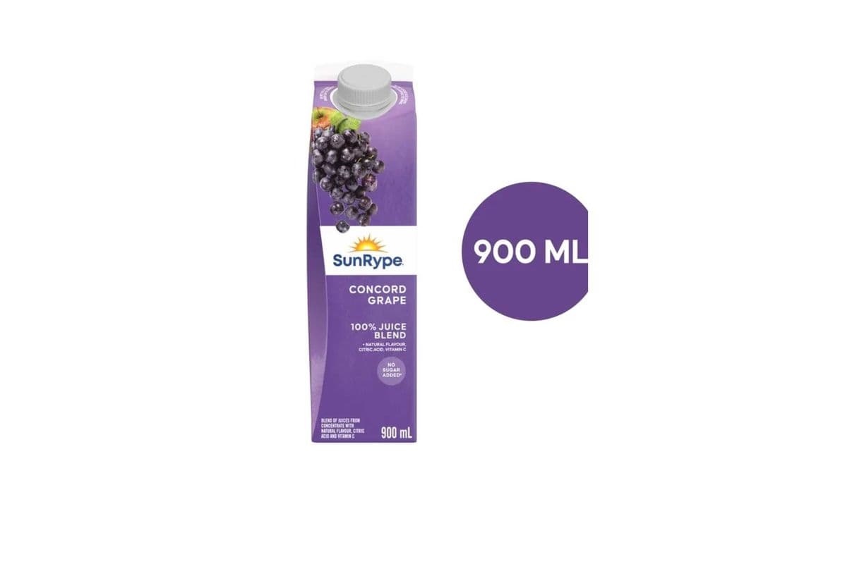 SunRype Concord Grape Juice, 900 ml (900ml)