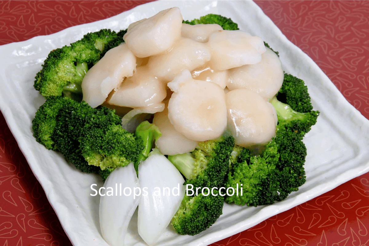 Scallops with Broccoli