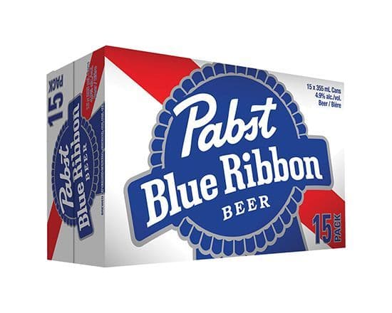 PABST BLUE RIBBON 15 CAN (15 x 355ml)