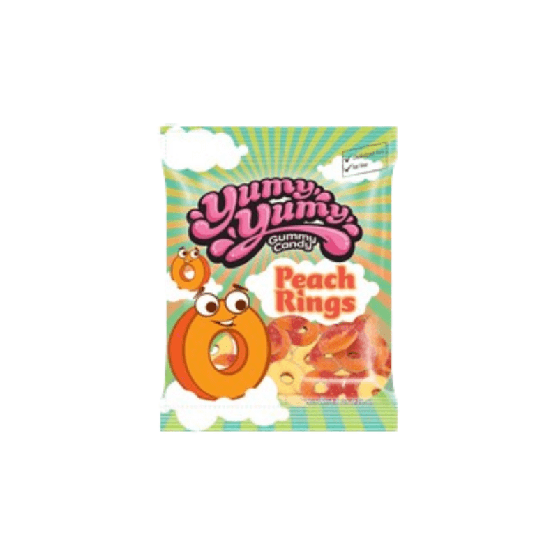 Peach Rings Yumy Yumy Peg Bag - USA (4.5oz)