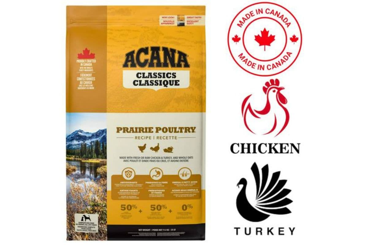 Acana - Prairie Poultry Adult Dry Dog Food (21 lbs)