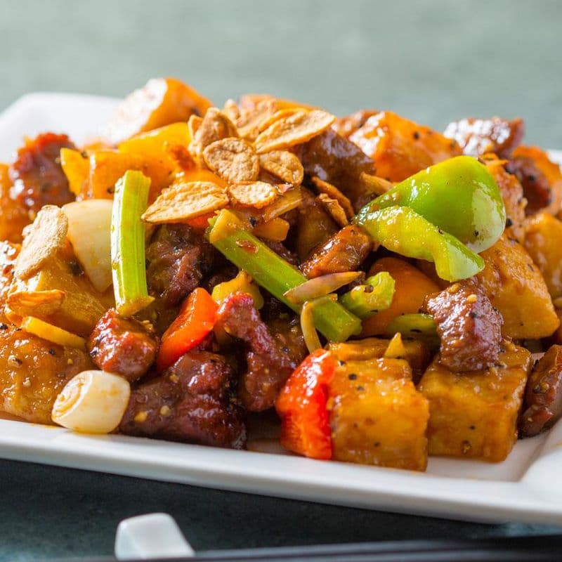 Beef Tenderloin & Potato with Honey Pepper 蜜椒牛柳薯仔