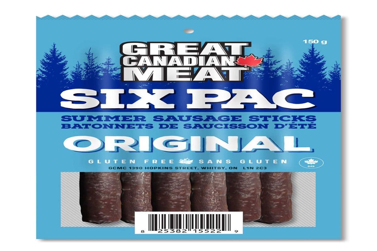 Great Canadian Meats - Sausage Sticks Original(6 Pack) (150 g)