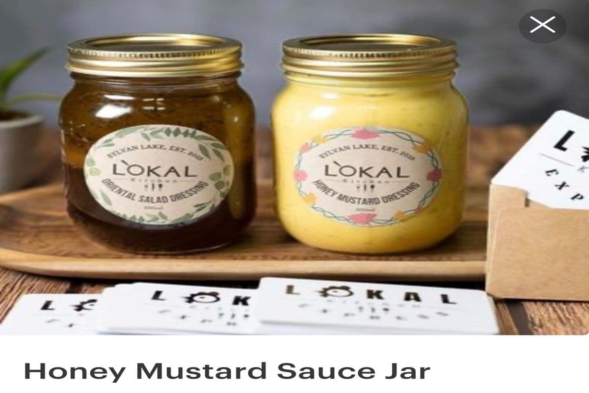 Honey Mustard Sauce Jar