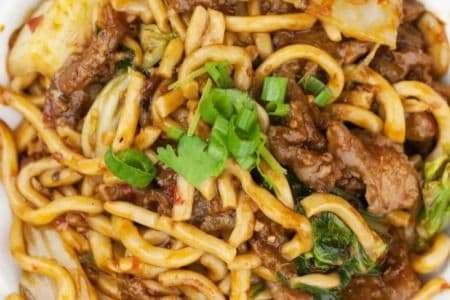 82. Beef Shanghai Noodles