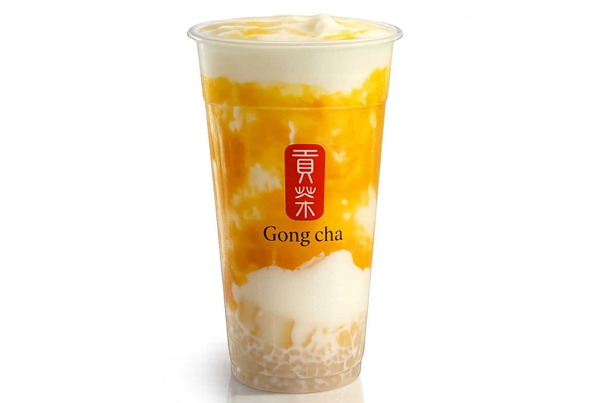 Mango Sago Milk Tea