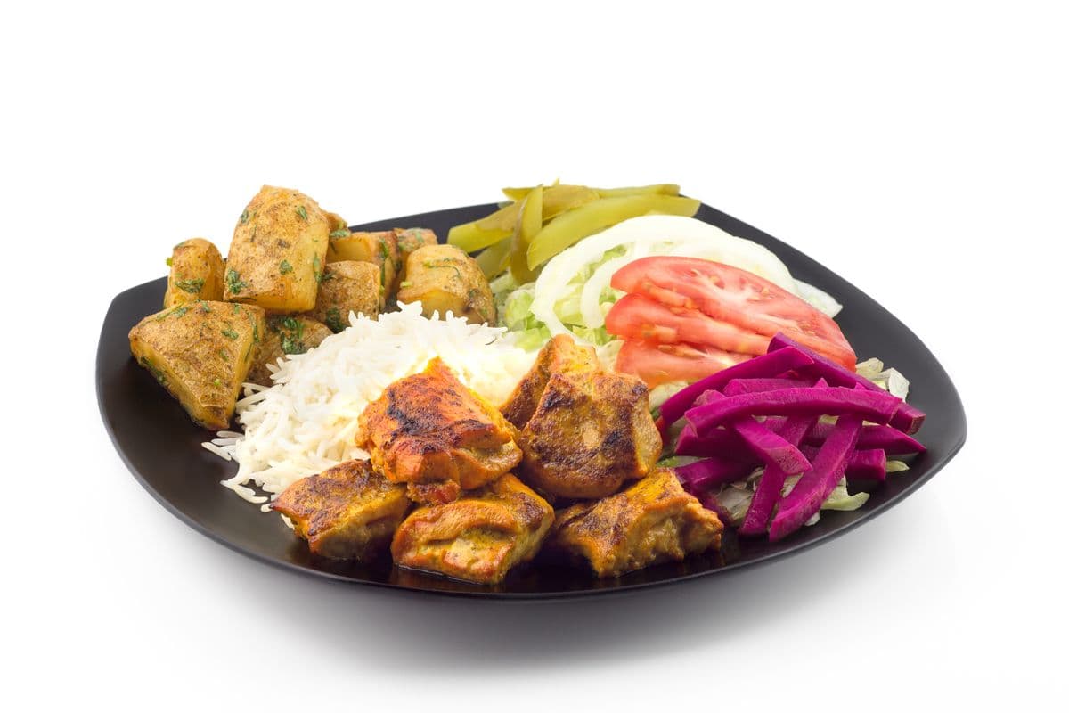 Chargrill BBQ Chicken Kebab Plate