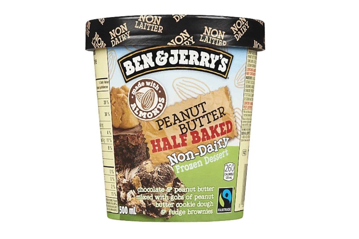 Ben and Jerry Peanut Butter Half Baked Frozen Dessert