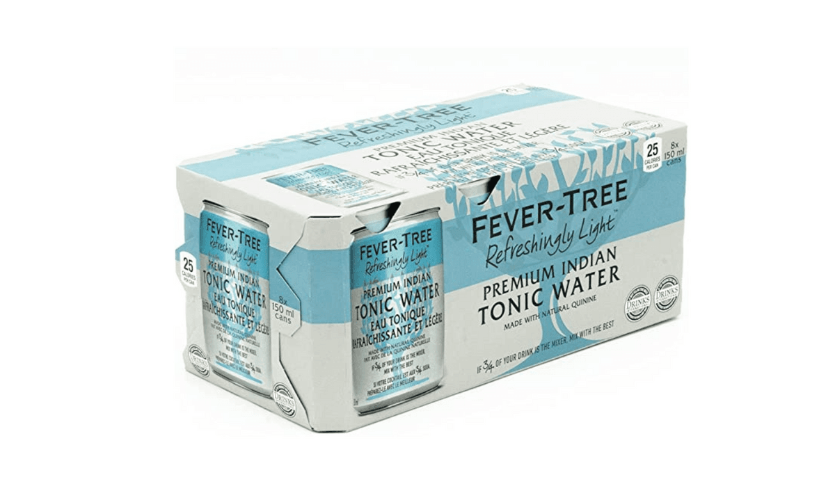 Fever Tree - Eau Tonique Légère/Light Tonic Water 8x150mL