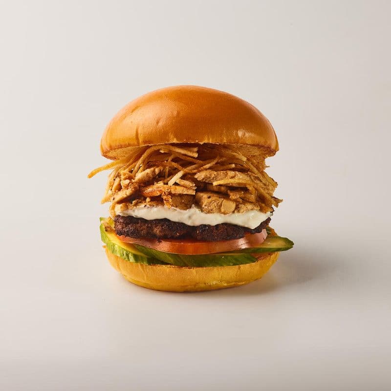 BURGER LA BOEUF ET LA POULE / The beefy chick burger