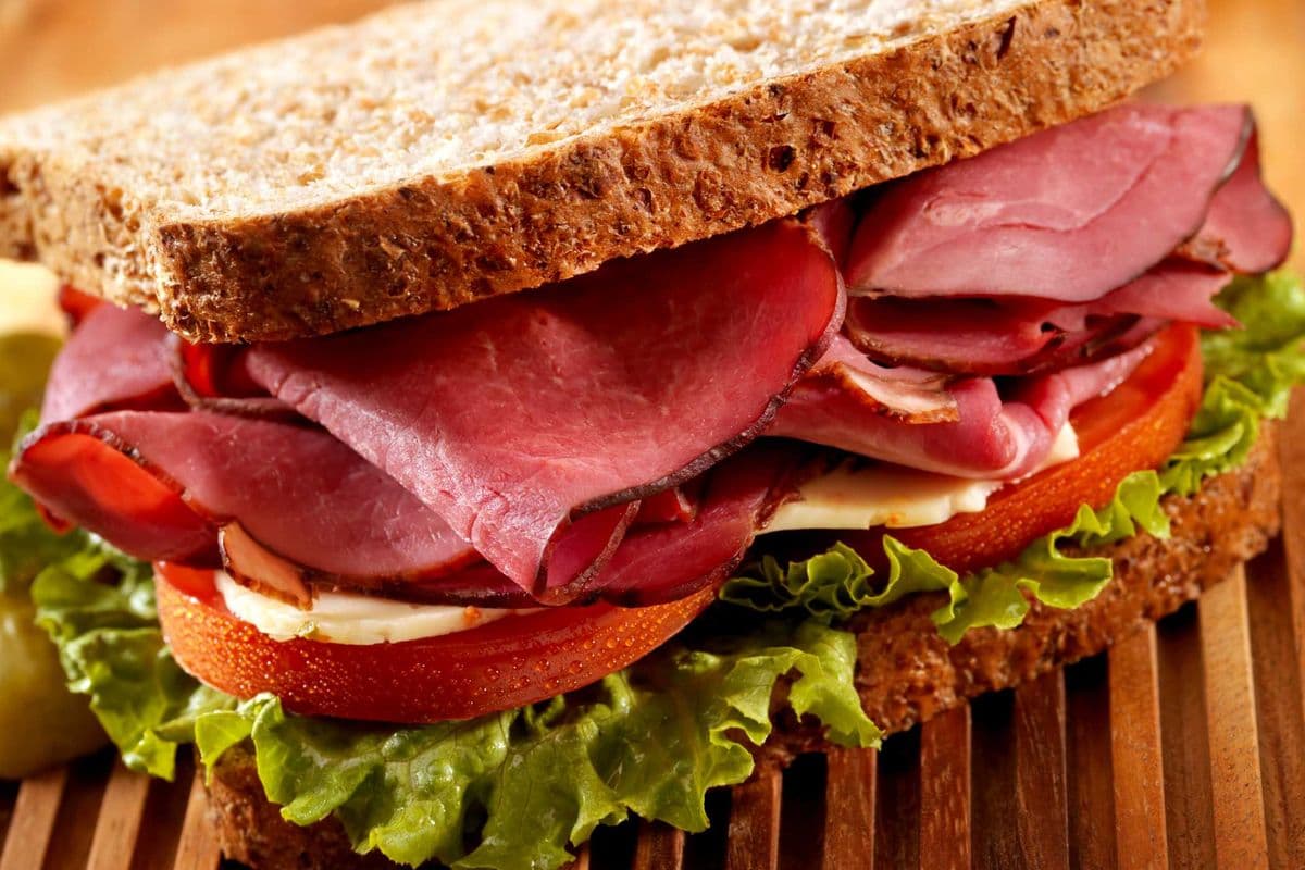 Half Meat Sandwich