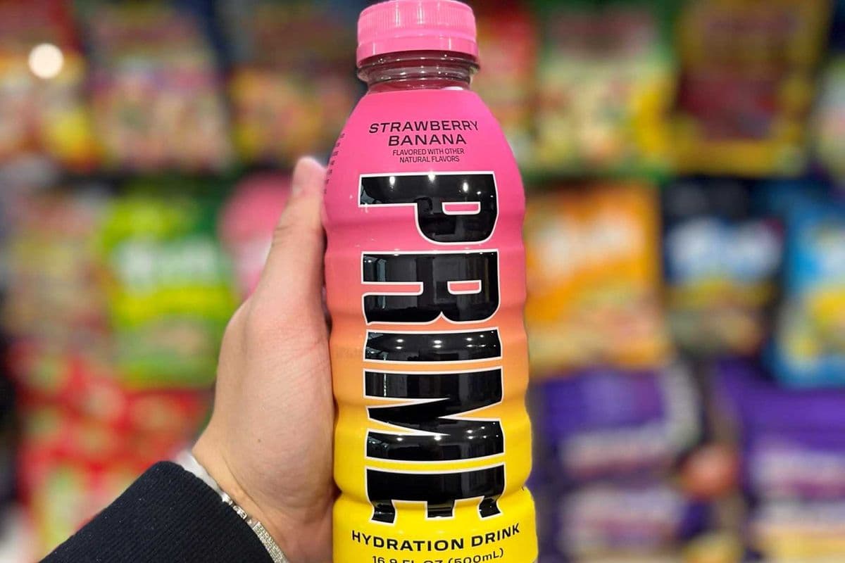 (USA) PRIME HYDRATION STRAWBERRY BANANA🍓🍌- 500ML