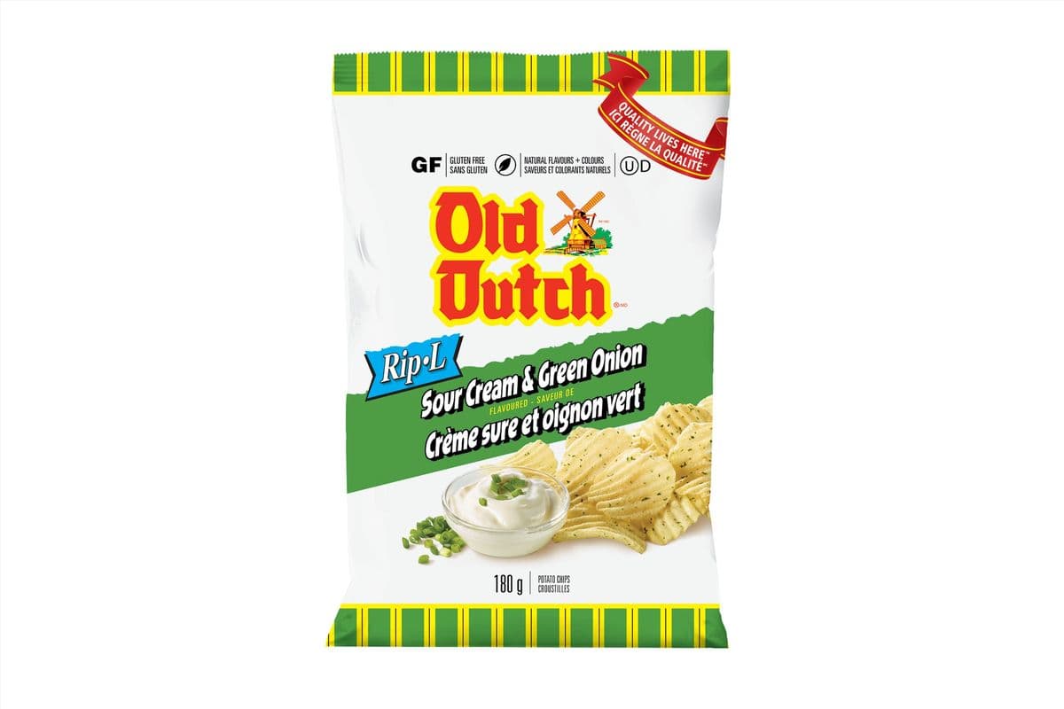 Old Dutch Rip.L Sour Cream & Onion (180g) 77135