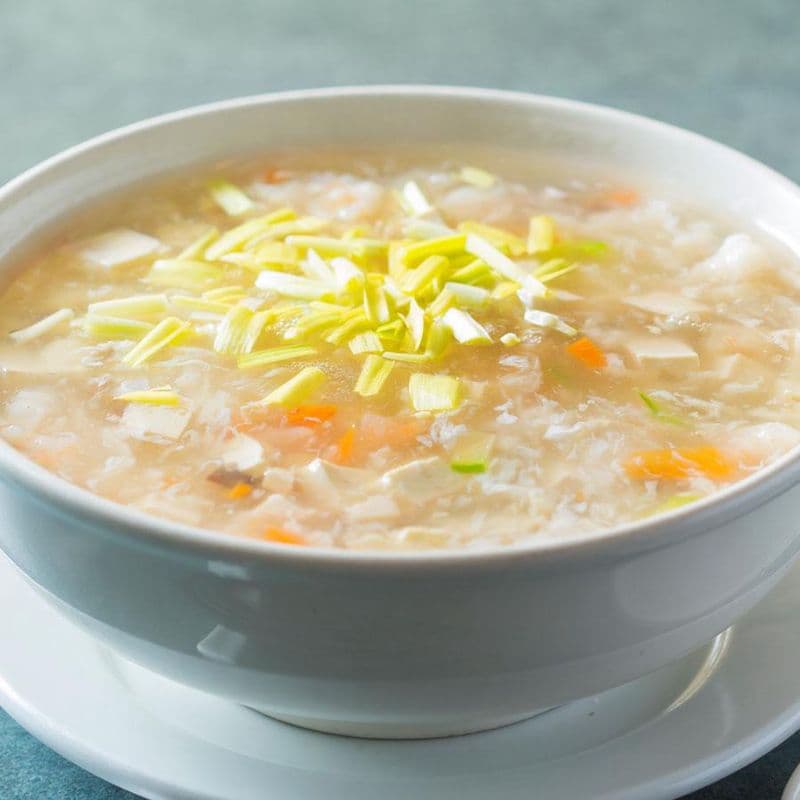 Scallops with Supreme Seafood Thick Soup 玉帶海皇羹