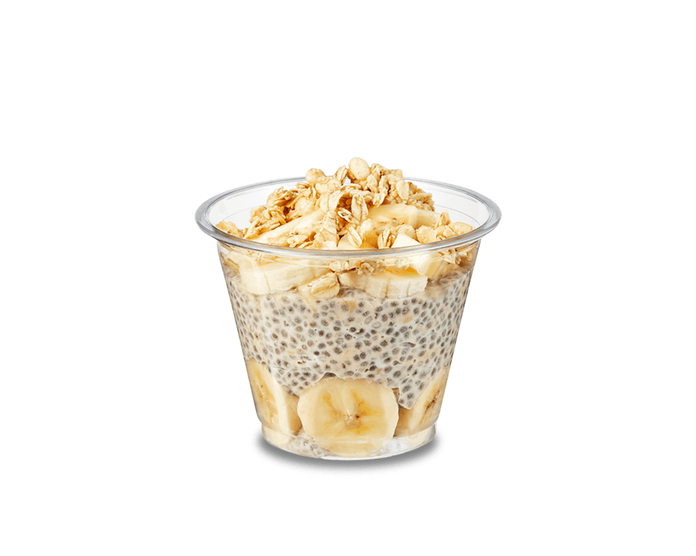 Banana Peanut Butter Chia Pudding