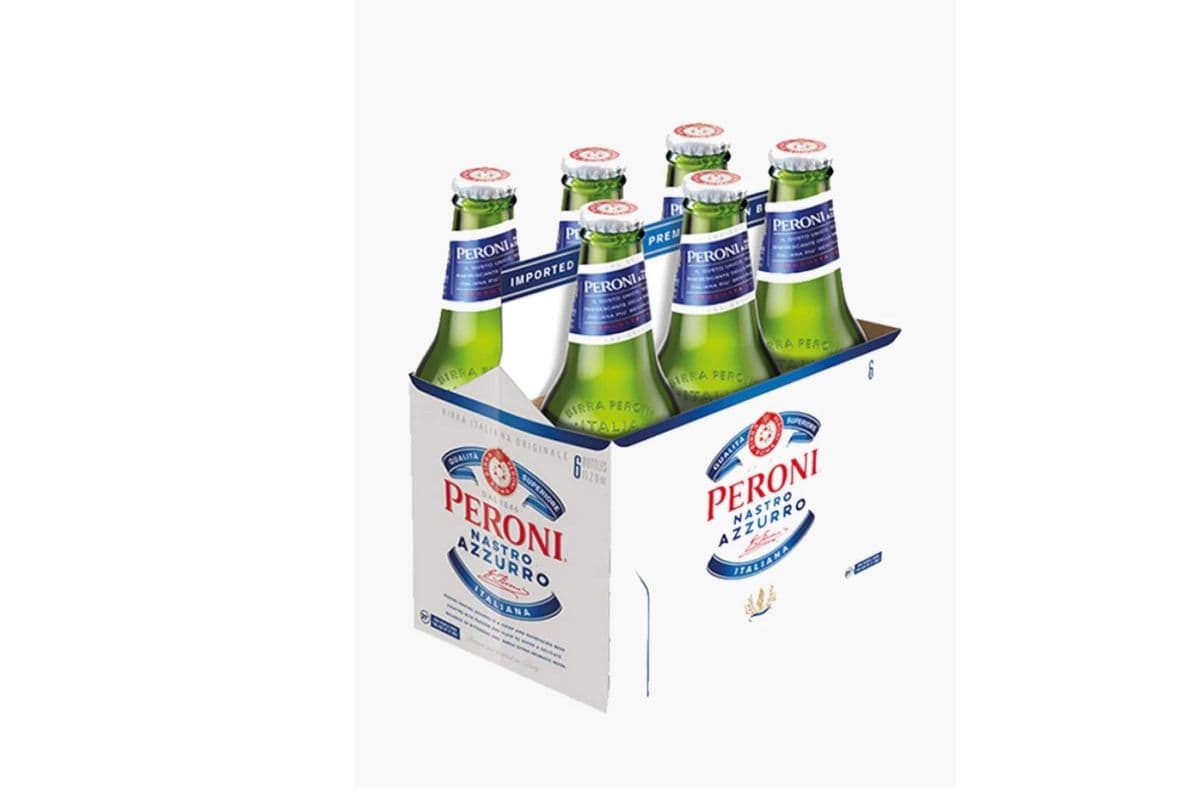 PERONI NASTRO AZZURO 6 BOTTLES (330 ML) (1 x 330ML)