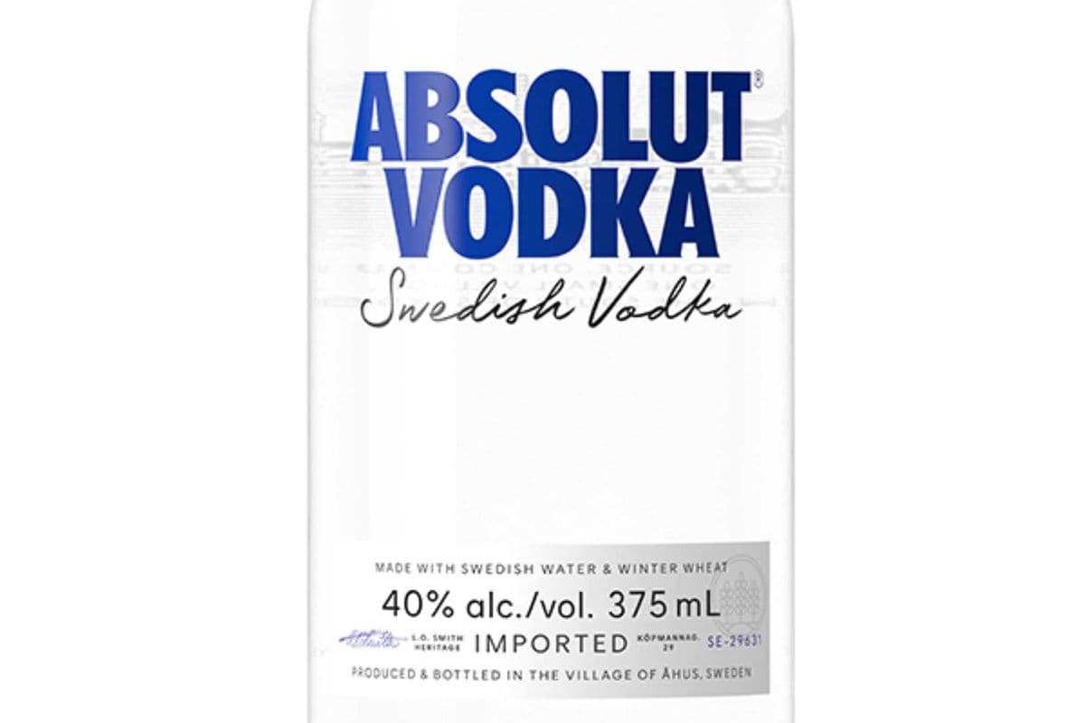 Absolut Vodka (1 x 375 ml Bottle)