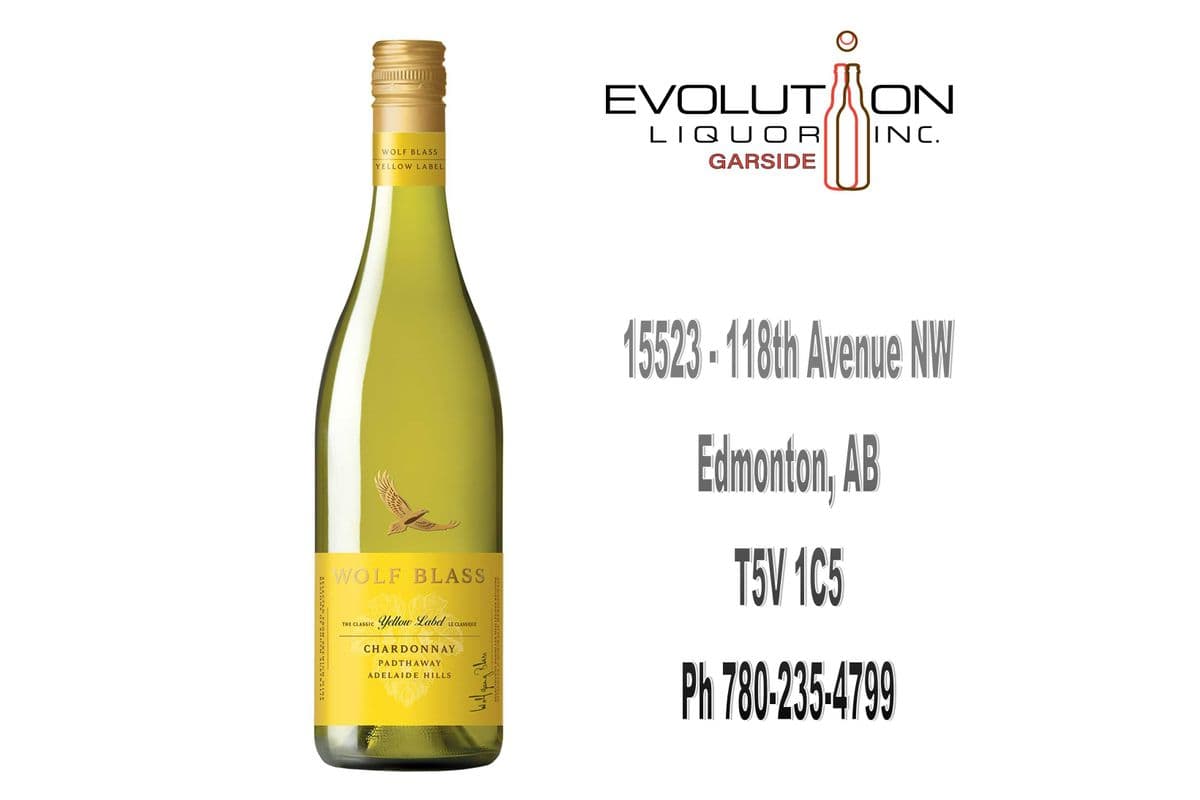 Wolf Blass Yellow Label Chardonnay 0750G (1 x 750ml Glass Bottle)