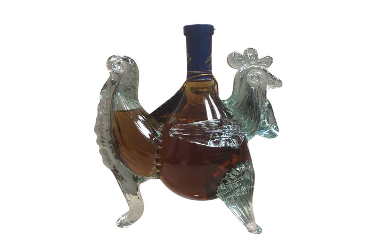 DIVIN AROMA ROOSTER GLASS FIGURINE (1 x 525 ML)