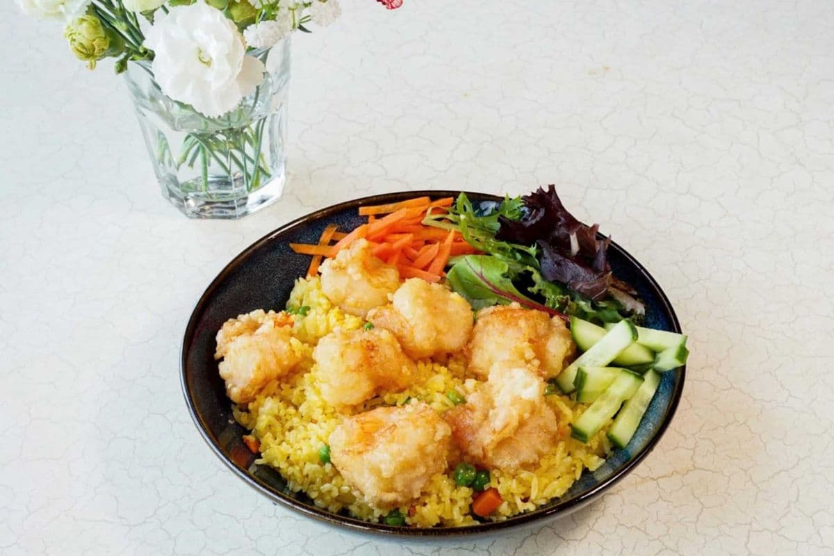 Salt & Pepper Shrimp Rice