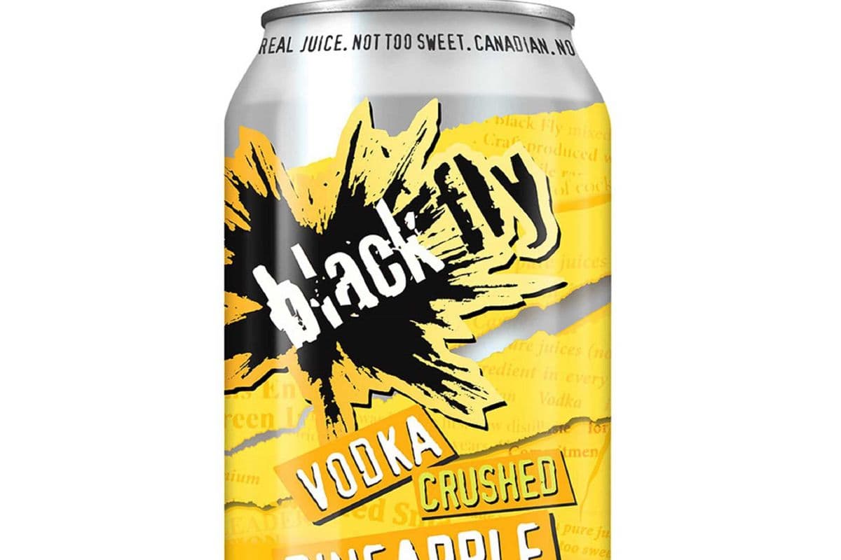 Black Fly Vodka Crushed Pineapple (1 x 473 ml)
