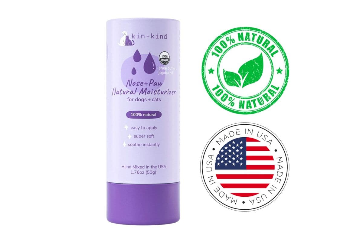 Kin+Kind Nose and Paw Moisturizer Stick for Cats and Dogs (1.76 oz)
