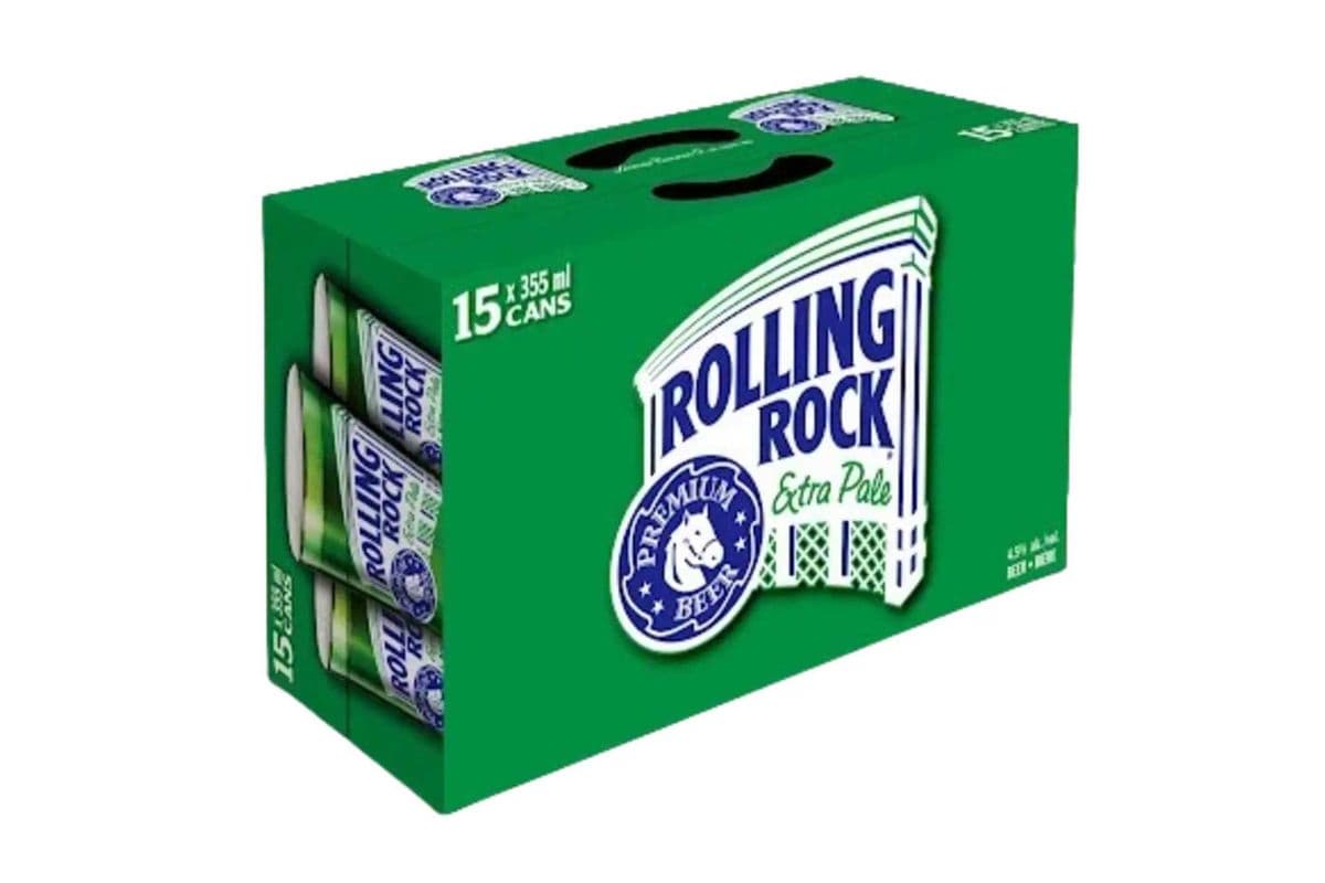 Rolling Rock Pale Lager - pack of 15 (15 x 355 ml)