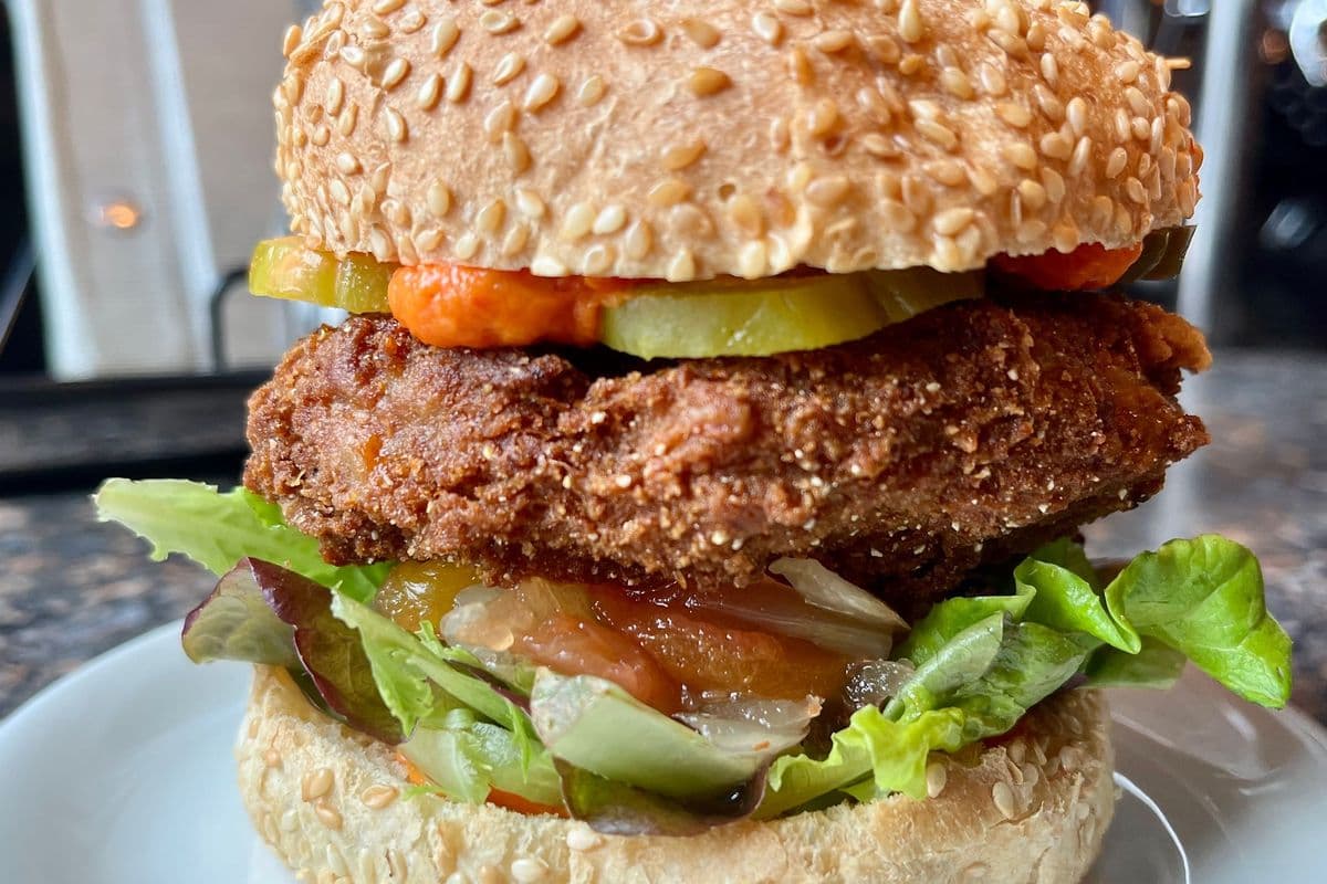 Chickpea Crunch Burger
