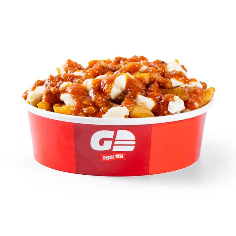 Poutines moyennes avec sauce gérar / Medium poutines with ger gravy