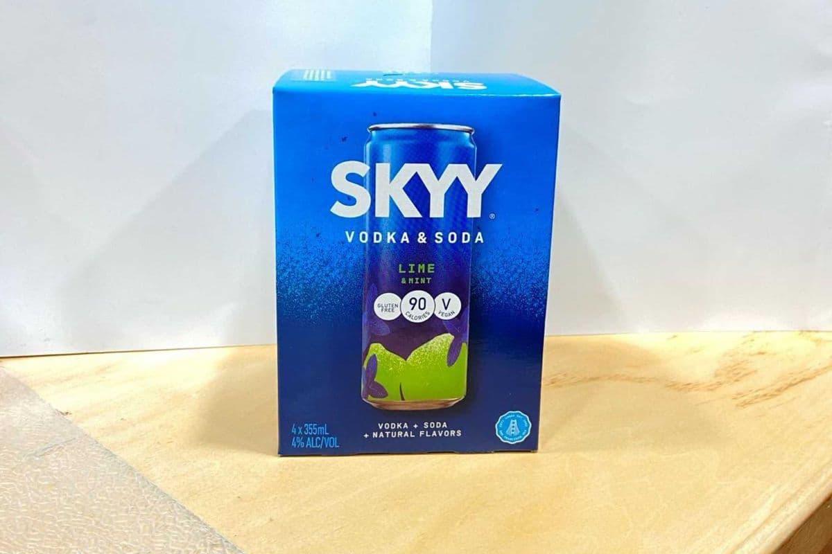 SKYY VODKA & SODA LIME & MINT 4CAN (1 x 4X355 ML)