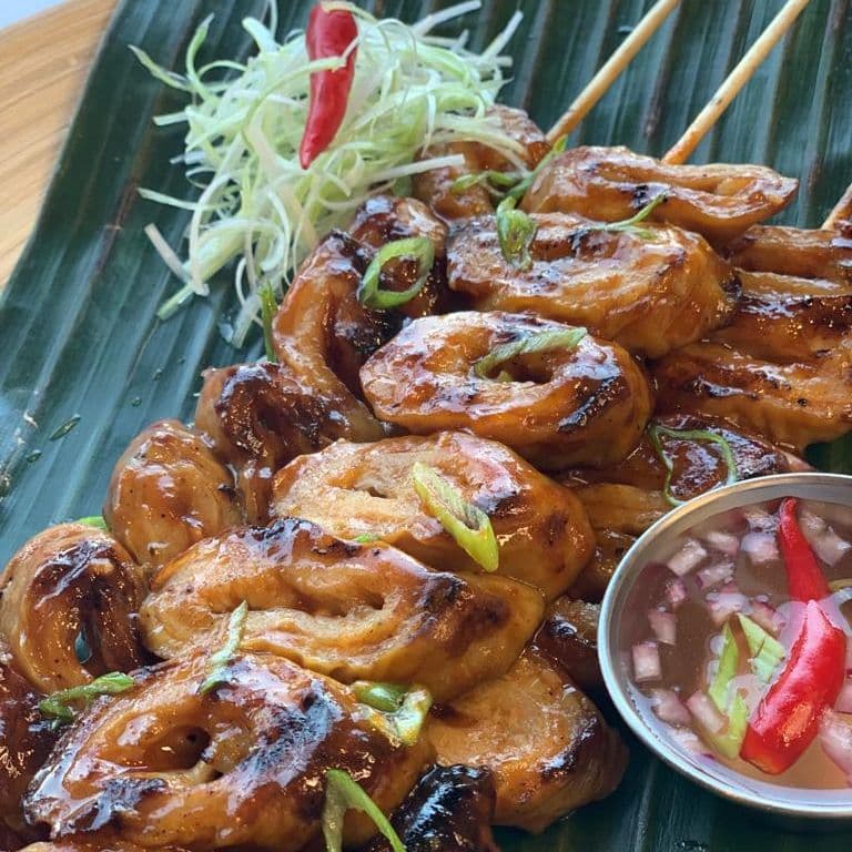 Pork Isaw BBQ Skewer