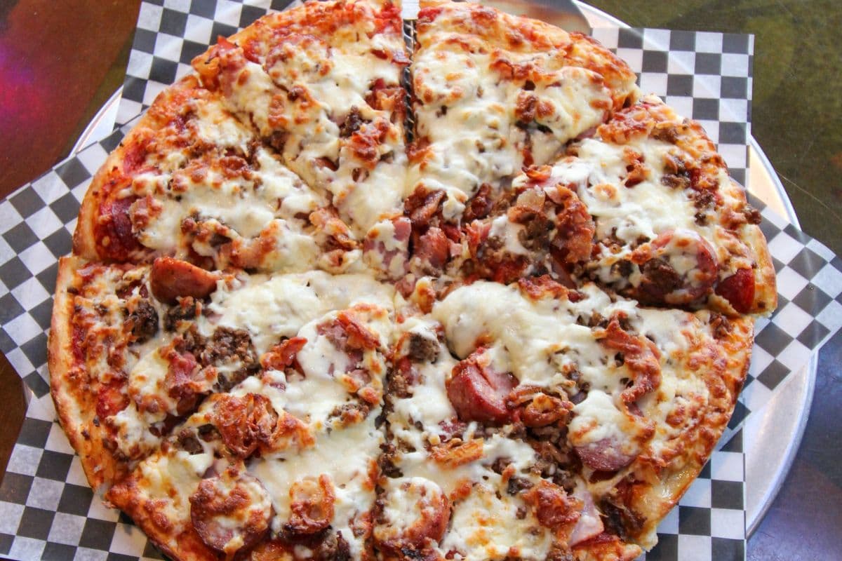 8" Small All Meat Pizza
