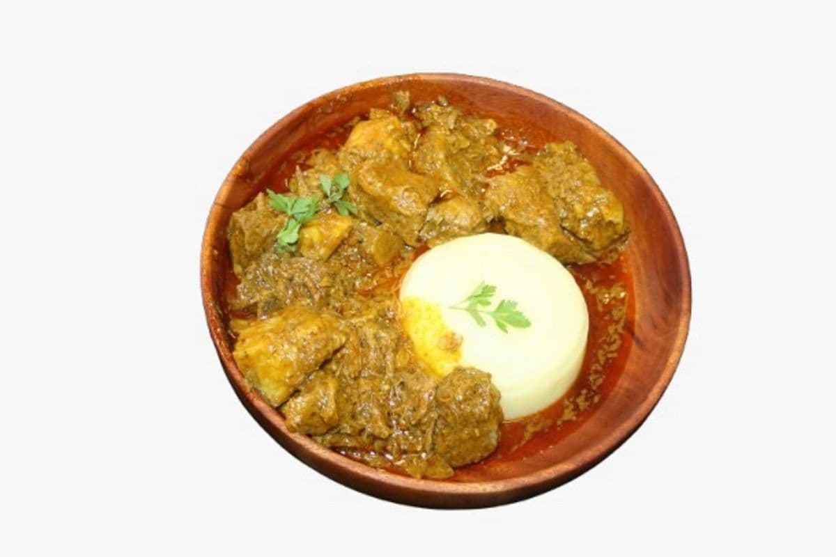 Assiette fufu Sauce graine