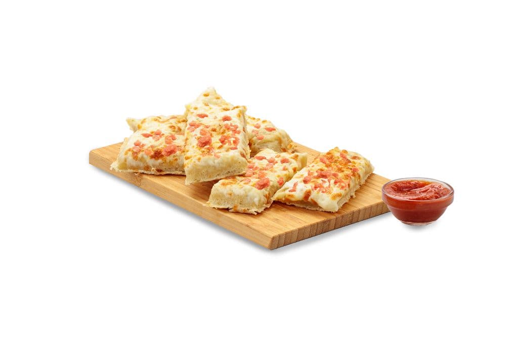 Cheesy bread bacon