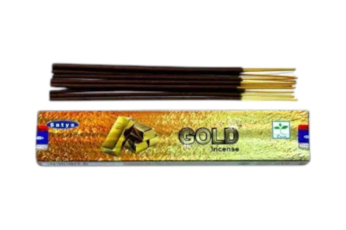 Gold Incense (Satya) (15g) (0 Cal)