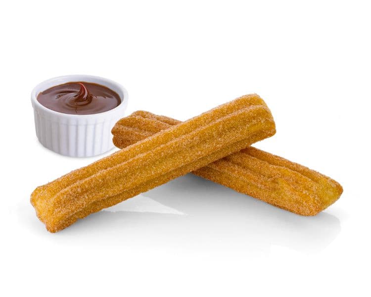 10 Churros with 10 Dips