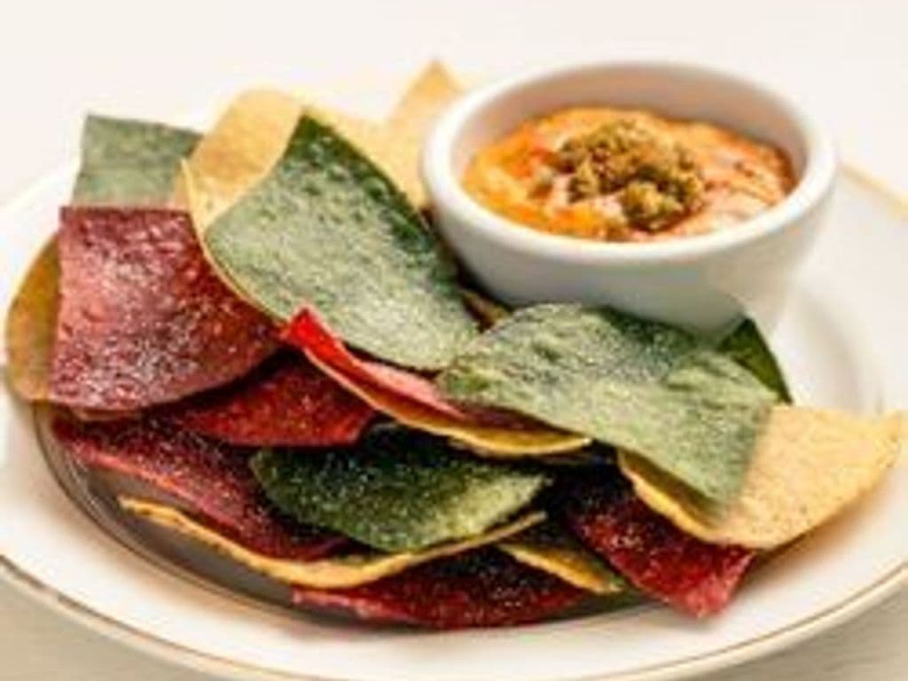 Queso Dip with Tortilla Chips