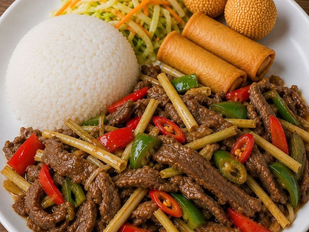 Lemongrass Beef Combo