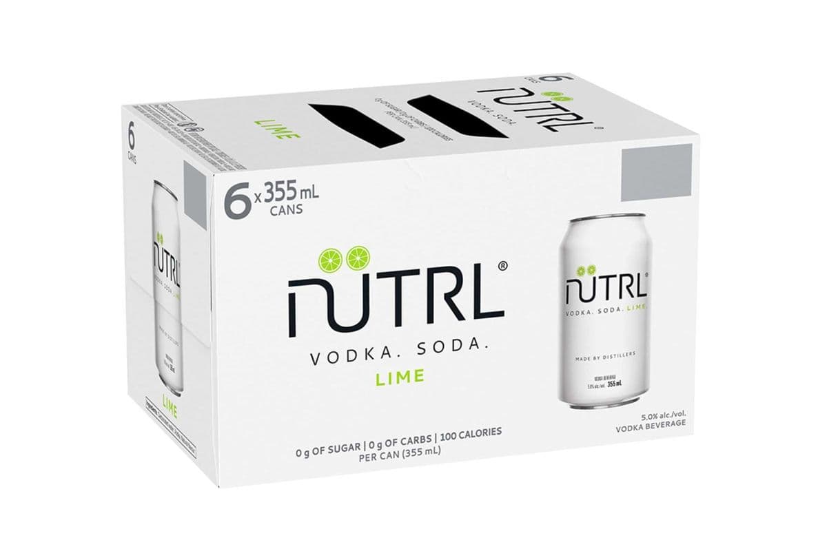 Nutrl Vodka Soda Lime-6PK (6 x 355ml)