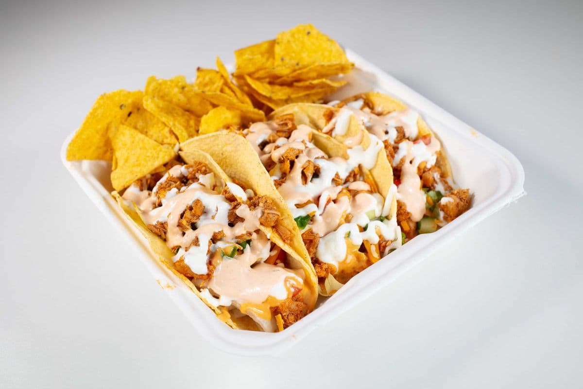 Golden Creamy Chicken Taco
