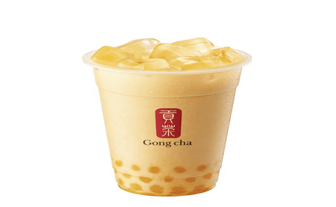 Mango Milk Tea w/Mango Katen Jelly / Mango Milk Tea w/Mango Katen Jelly