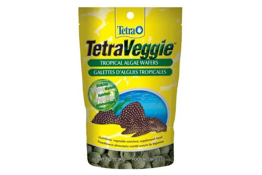 Tetra Veggie Algae Wafers Bottom Feeder Fish Food (3.03 oz)