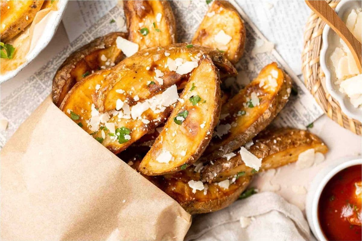 Parmesan Potato Wedges