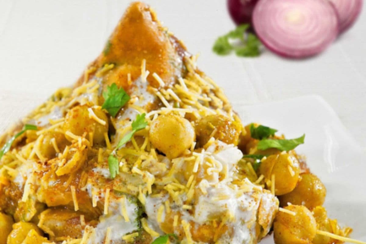 Samosa Channa chat