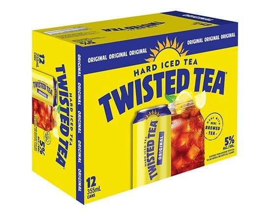 TWISTED TEA ORIGINAL HARD ICED TEA 12 CAN (12 X 355ML)